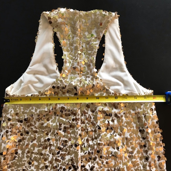 Gold sequins / Rag&Bone top - Picture 4 of 17
